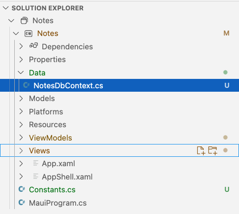 Fig. 7. Database context file