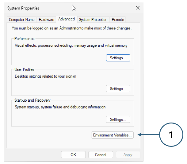 Creating environment variables on Windows