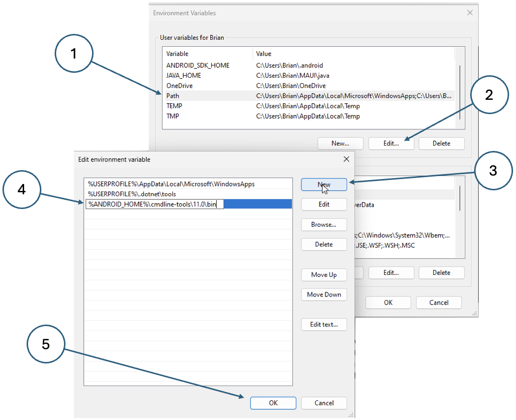 Updating the PATH on Windows